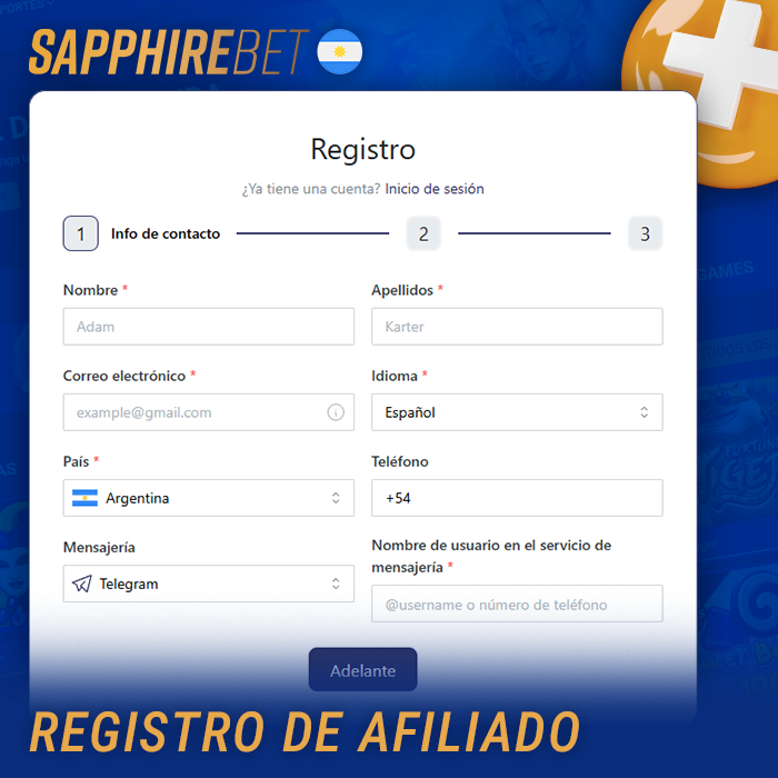 ¿Cómo hacerse socio de Sapphirebet?
