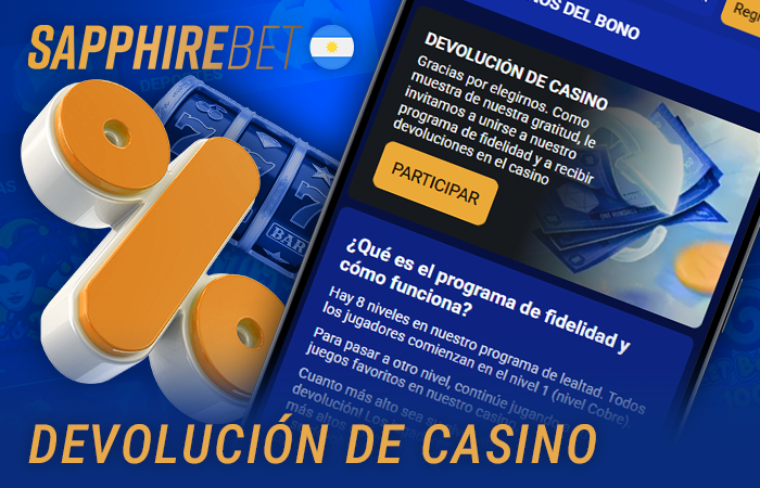 Sapphirebet ofrece cashback de casino