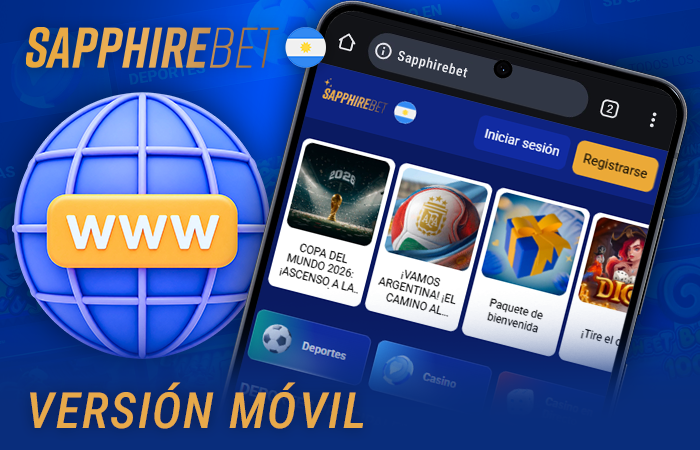 Revisión del sitio móvil de Sapphirebet