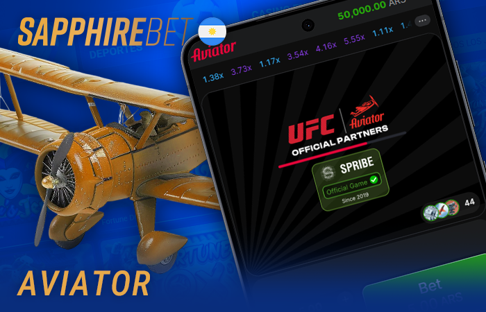 Reseña del popular juego Aviator en Sapphirebet en Argentina