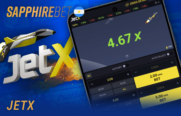 Reseña del popular juego JetX en Sapphirebet en Argentina