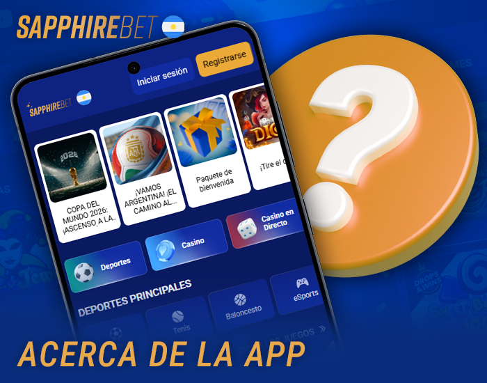 App oficial de Sapphirebet en Argentina