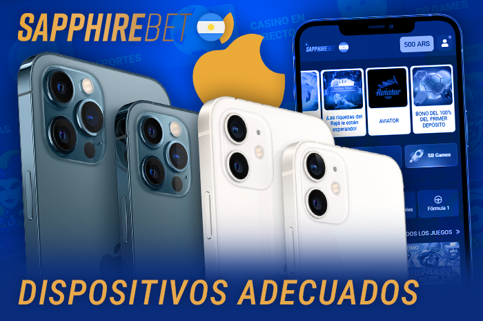 Lista de modelos de teléfonos populares para instalar de forma segura la aplicación móvil Sapphirebet en iOS