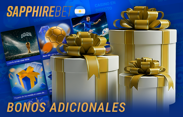 Otros bonos ofrecidos por Sapphirebet