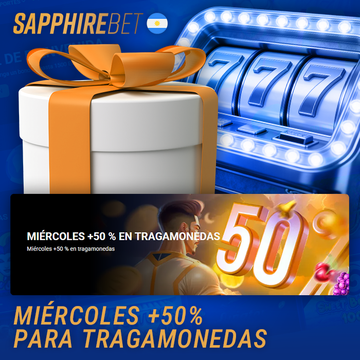 Promoción de tragaperras ofrecida por Sapphirebet