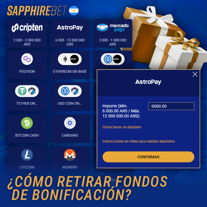 ¿Cómo retirar las ofertas de bonos de la casa de apuestas SapphireBet?