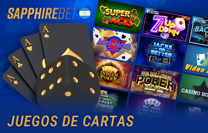 Reseña de los juegos de cartas del Casino Sapphirebet