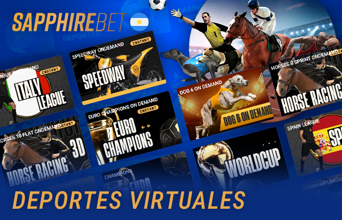 Reseña deportes virtuales de Sapphirebet