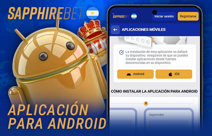 Instrucciones paso a paso para descargar la aplicación móvil de Sapphirebet para android en Argentina