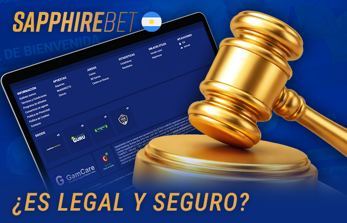 Legalidad de la casa de apuestas Sapphirebet en Argentina