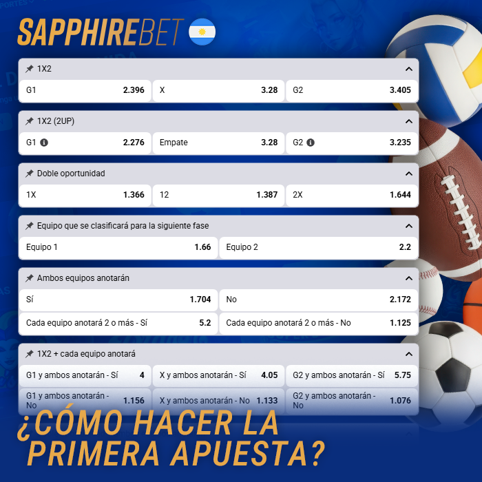 Guía paso a paso para tu primera apuesta en Sapphirebet Argentina