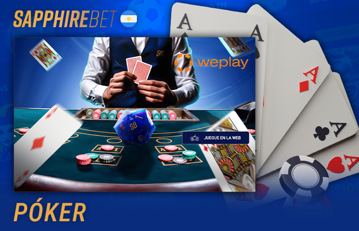 Amplia selección de juegos de póquer en Sapphirebet Argentina