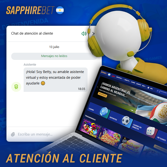 Cómo funciona el soporte de Sapphirebet Argentina