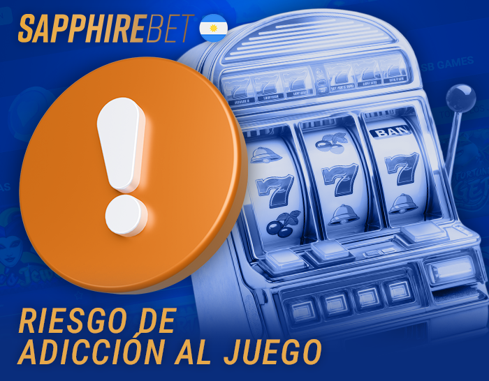 Información sobre el riesgo de adicción al juego en SapphireBet