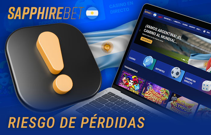 Información sobre riesgos de Sapphirebet
